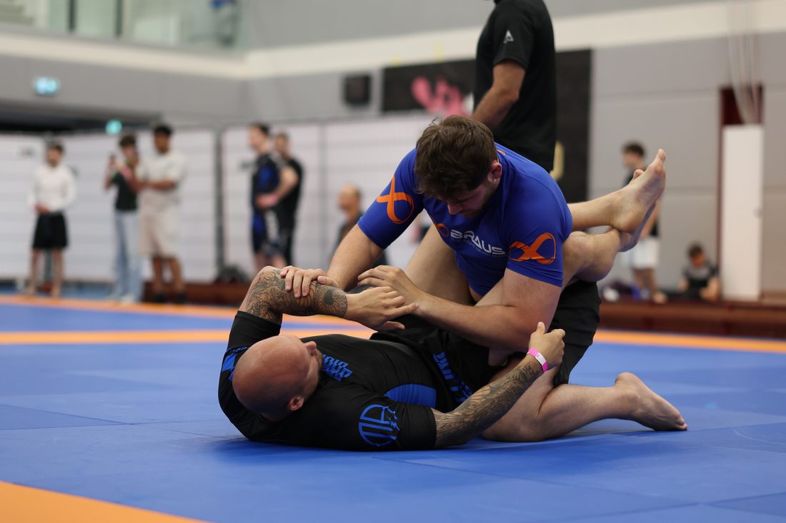 No-Gi grappling action at Caulicup 2